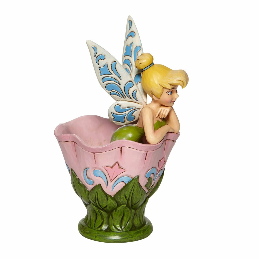 Gifts * | Discount Disney Traditions Tink Sitting In Flower