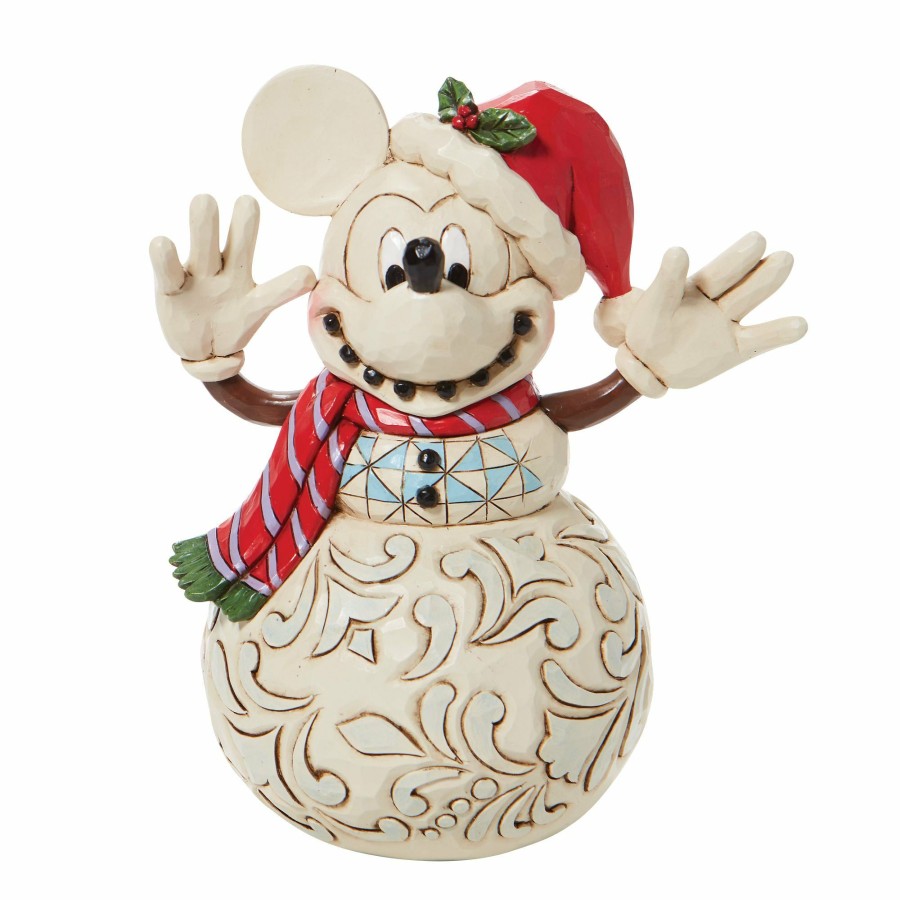 Decoration * | Shop Disney Traditions Mickey Mouse Snowman