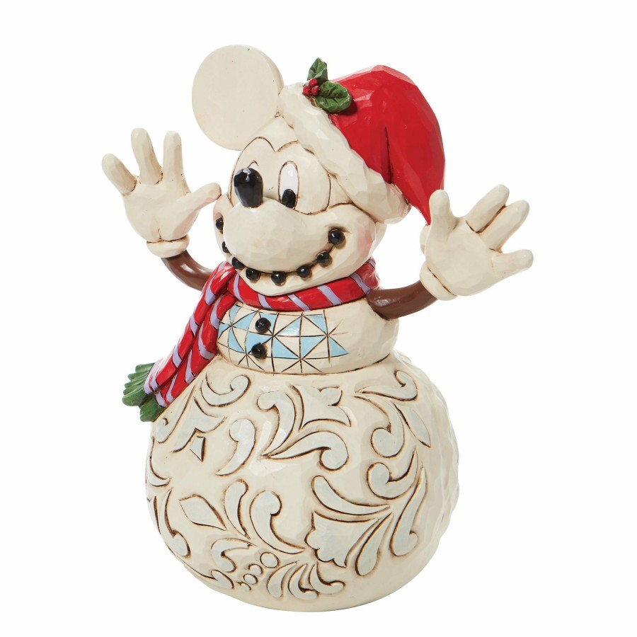 Decoration * | Shop Disney Traditions Mickey Mouse Snowman