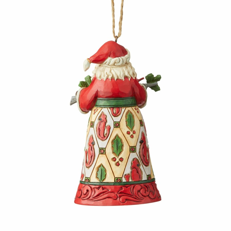 Most Popular * | New Heartwood Creek Santa With Cardinals Ornament