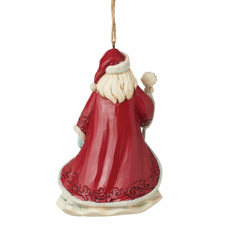 Ornaments * | New Heartwood Creek Wonderland Santa/Snowflakesorn