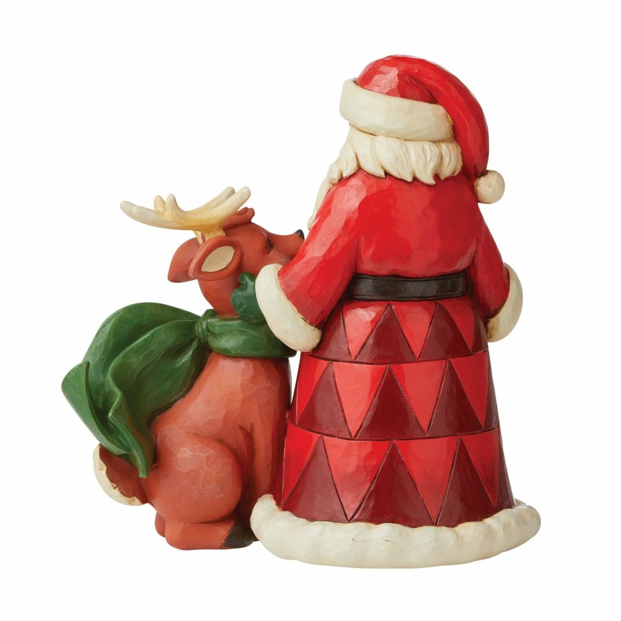 Gifts * | New Heartwood Creek Dated 2021 Santa With Reindeer