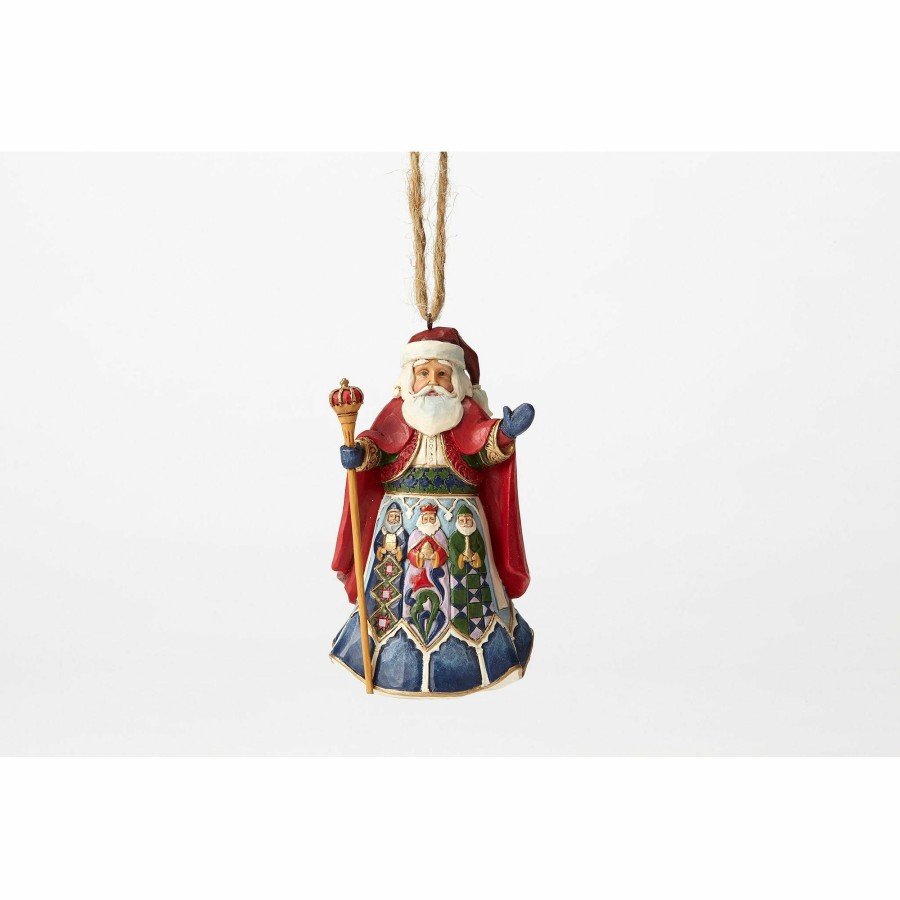 Ornaments * | New Heartwood Creek Spanish Santa Ornament