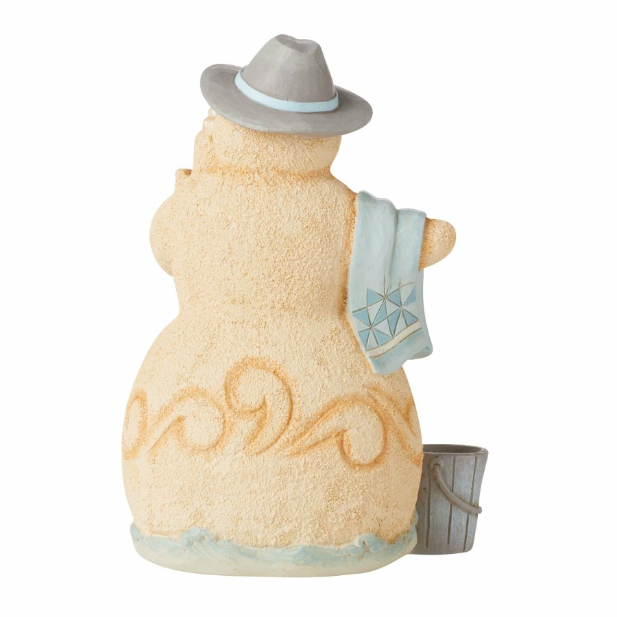 Decoration * | Shop Heartwood Creek Coastal Snowman With Towel